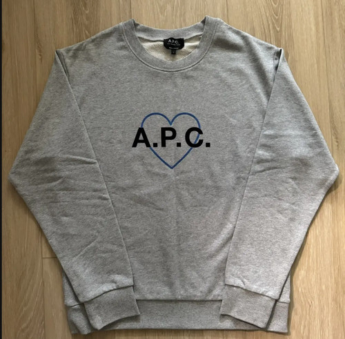 Apc heart logo sweater size - logo,